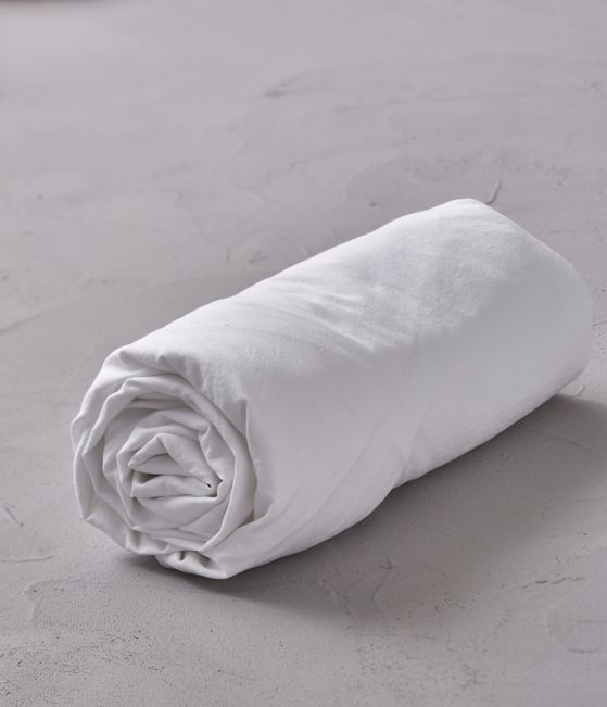 Fitted sheet Blanc saline