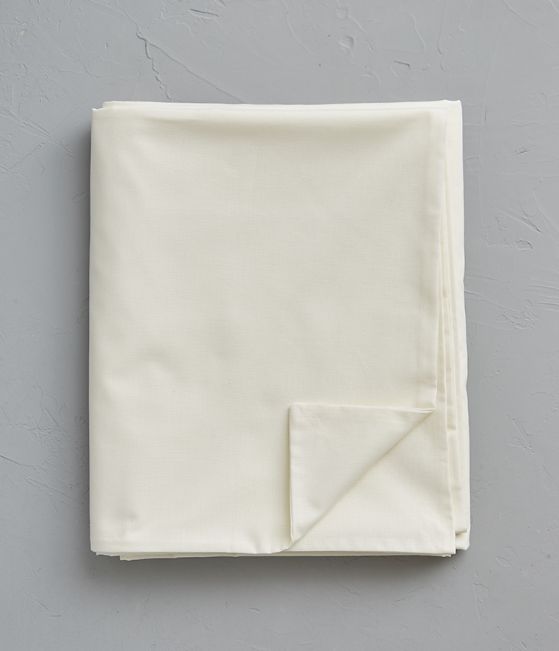 Coton duvet cover crème