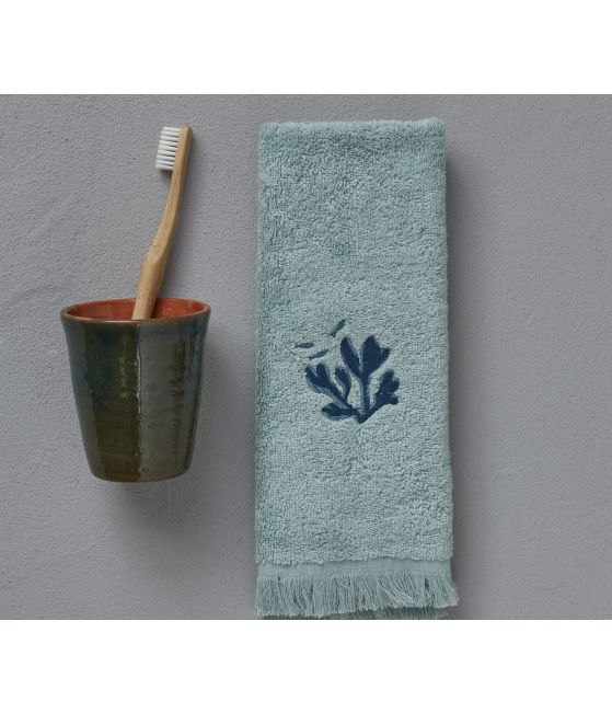 Guest towel Contre courants eau turquoise 30x50cm