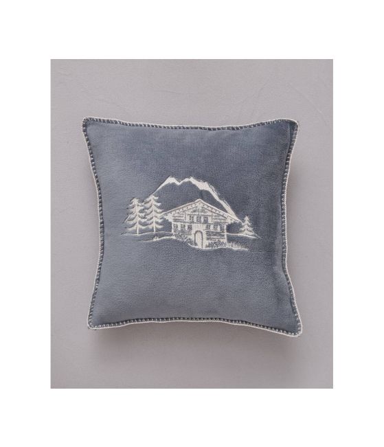 Polar cushion cover Chalets d'alpage 45x45 cm