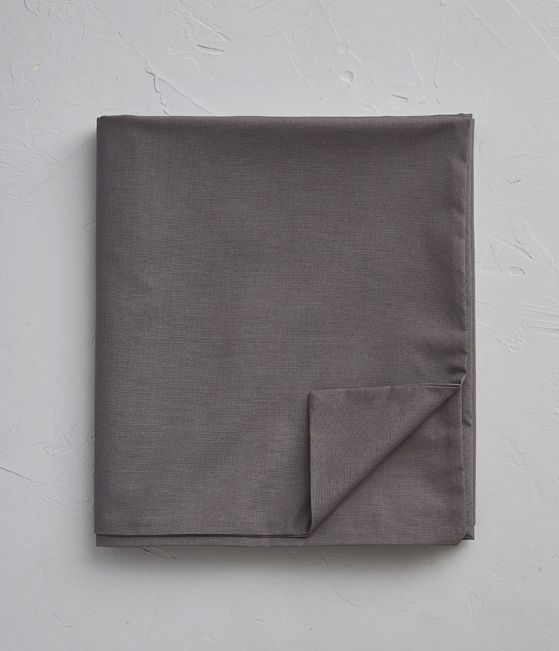 Cotton duvet cover grey manhattan