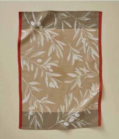 Tea towel L'oliveraie naturel