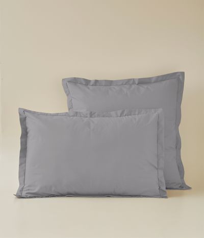 Grey pillowcase galet