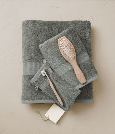 Bath linen vetiver green