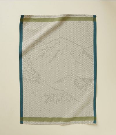 Dishcloths jacquard Grandeur nature kaki