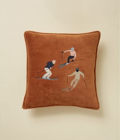 Cushion cover 45x45 Après-ski caramel