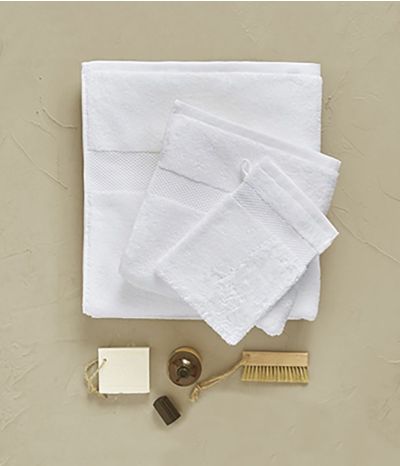 Bath linen white