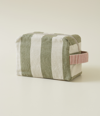 Large toilet bag Mistral vert vétiver