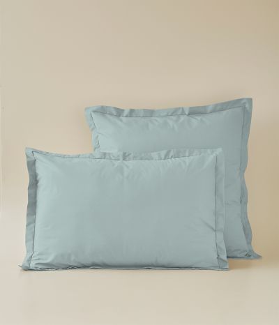 Blue pillowcase bleu givré