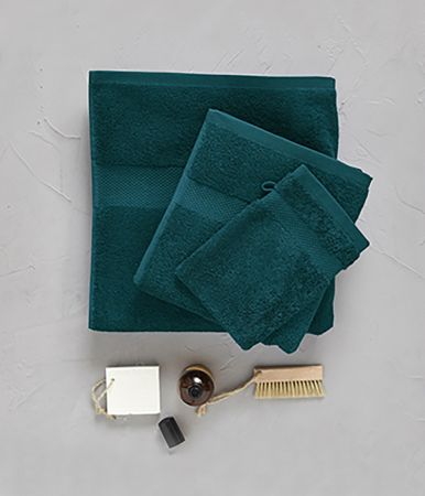 Towel blue abîme 50x100 cm