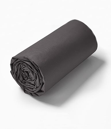 Grey fitted sheet basalt