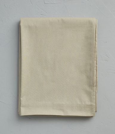 Beige chamois cotton duvet cover