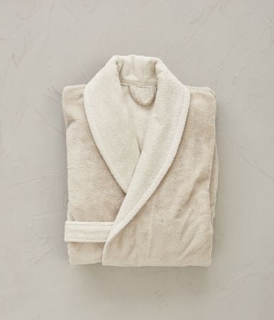 Men bi-material kimono Natural