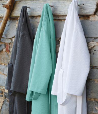 Honeycomb kimono turquoise