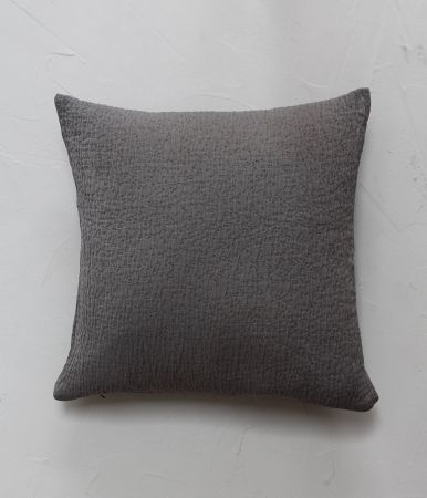 Cushion cover Nomade gris mongolie 40x40 cm