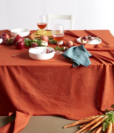 Tablecloth Prélude paprika