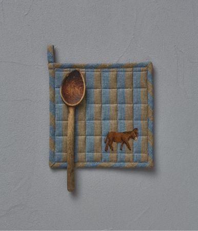 Pot holder Cévennes bleu