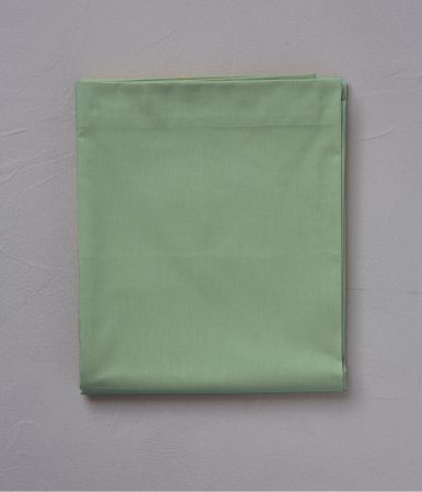 Plain colour flat sheet Vert romarin 180x290cm