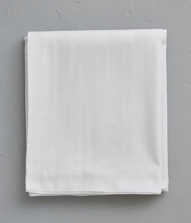 Flat sheet sateen Budapest blanc