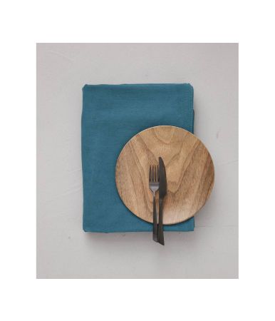 Ink blue damask tablecloth Eloges