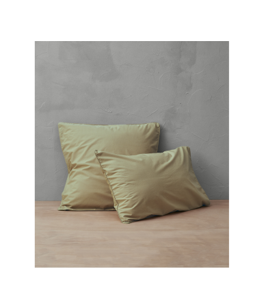 Washed percale Grass green