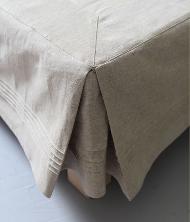 Bed base cover Chambray
