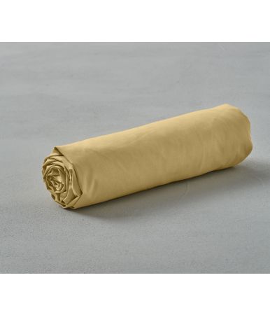 Plain fitted sheet olive