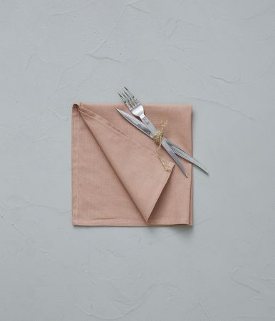 Set of 2 napkins Prélude pink