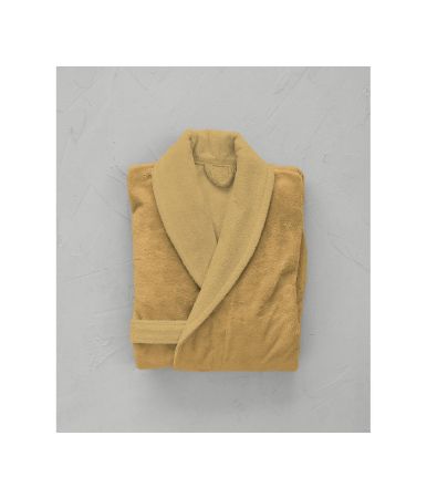 Junior bi-material kimono Caramel