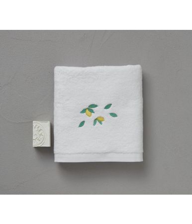 Fancy towel Sorbet blanc  50x100cm