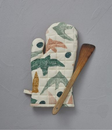 Oven glove Petit paradis sable