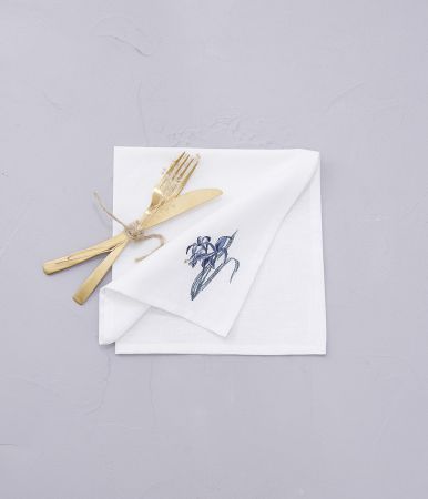 Blue Florilège Métis napkin