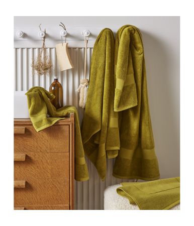 Set of bath linen Vert olive