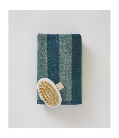 Fancy towel Lignes vert