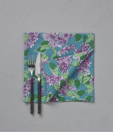 Napkin Lilas imprimé 47x47cm