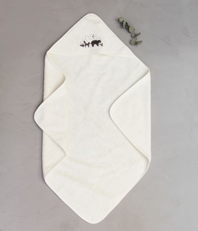 Hooded towel Petites histoires 75x75 cm