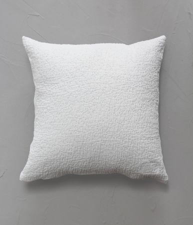 Cushion cover Nomade blanc sibérie 40x40 cm