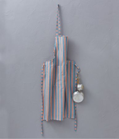 Apron Journée à la mer rayé 80x90cm