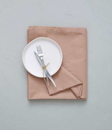 Métis napkin Prélude pink