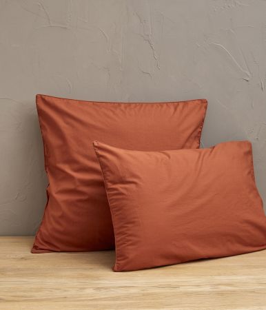 Pillowcase Orange argile 65x65 cm