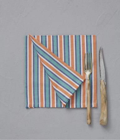Napkin Journée à la mer rayé