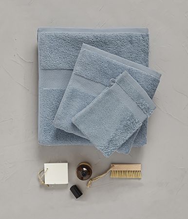 Wash mitt blue mer du nord 15x21 cm