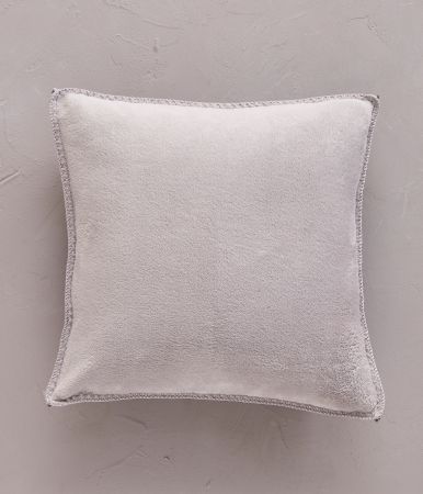 Polar cushion cover bi-color perle/carbone 40x40 cm