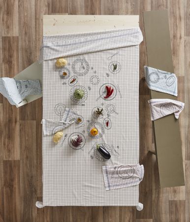 Tablecloth A table