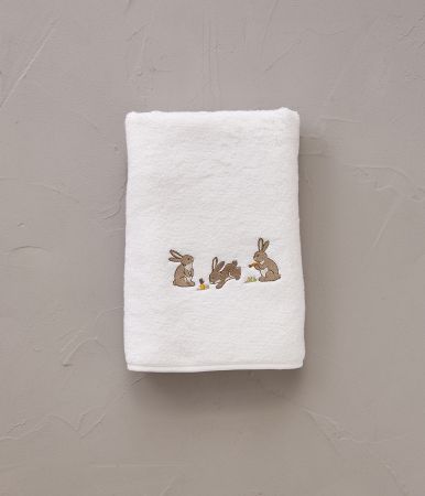 Bath sheet Mon petit lapin 60x120 cm
