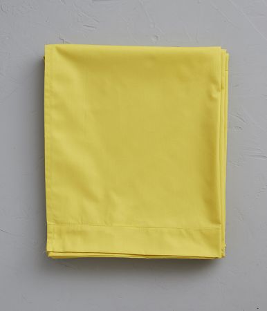 Yellow flat sheet abeille 180x290 cm