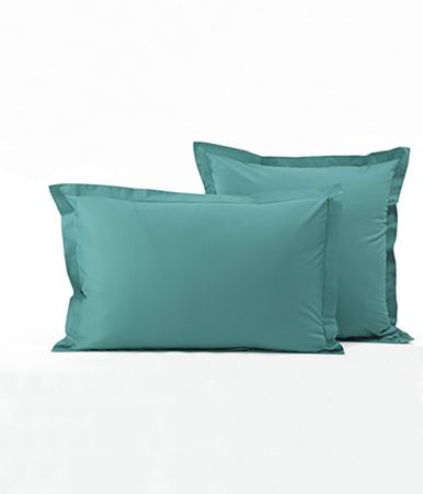 Green pillowcase émeraude