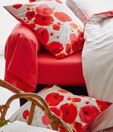 Fitted sheet Poppies