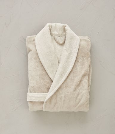 Woman kimono bi-material naturel