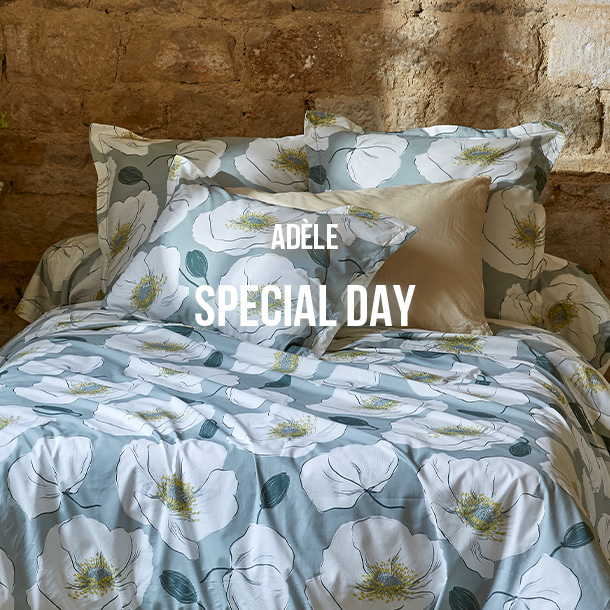Escale embroidered bed linen 